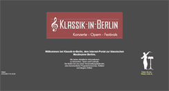 Desktop Screenshot of klassik-in-berlin.de
